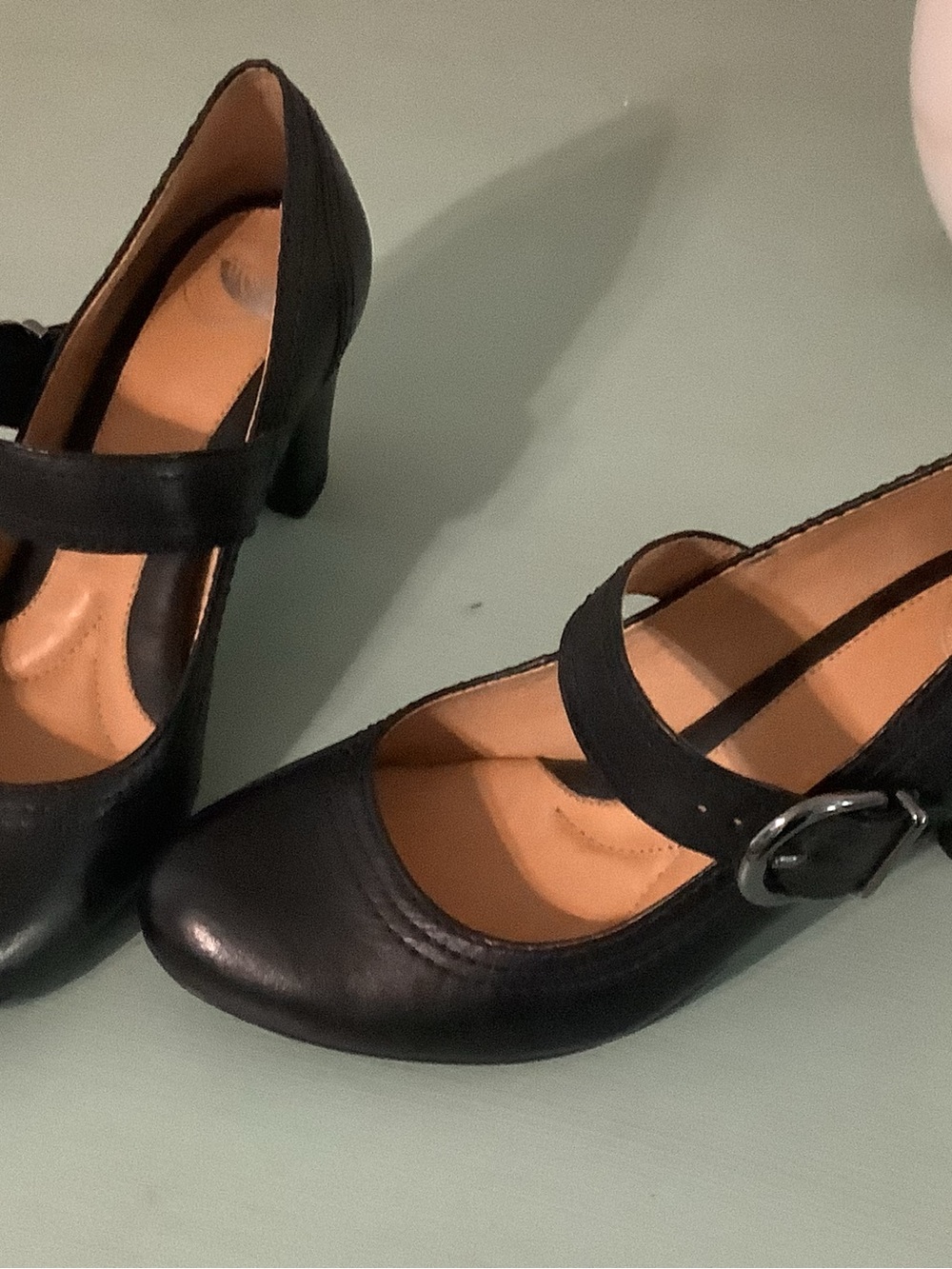 Nurture by Lamaze Black Mary Jane Block Heels